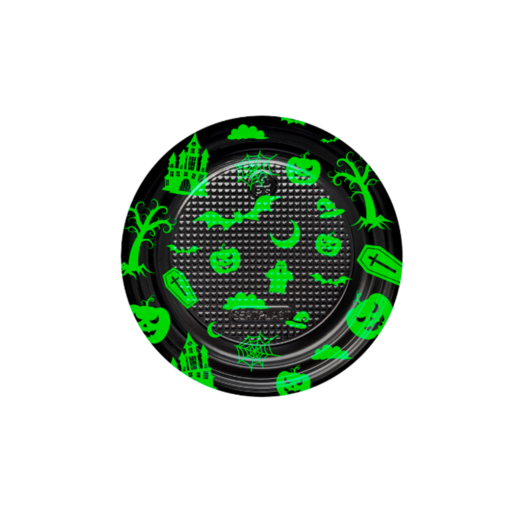 Halloween Fundo Preto Verde